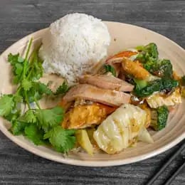 (V10) Garlic Chow Mein - Mi Xao Toi.